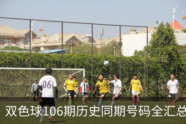双色球106期历史同期号码全汇总